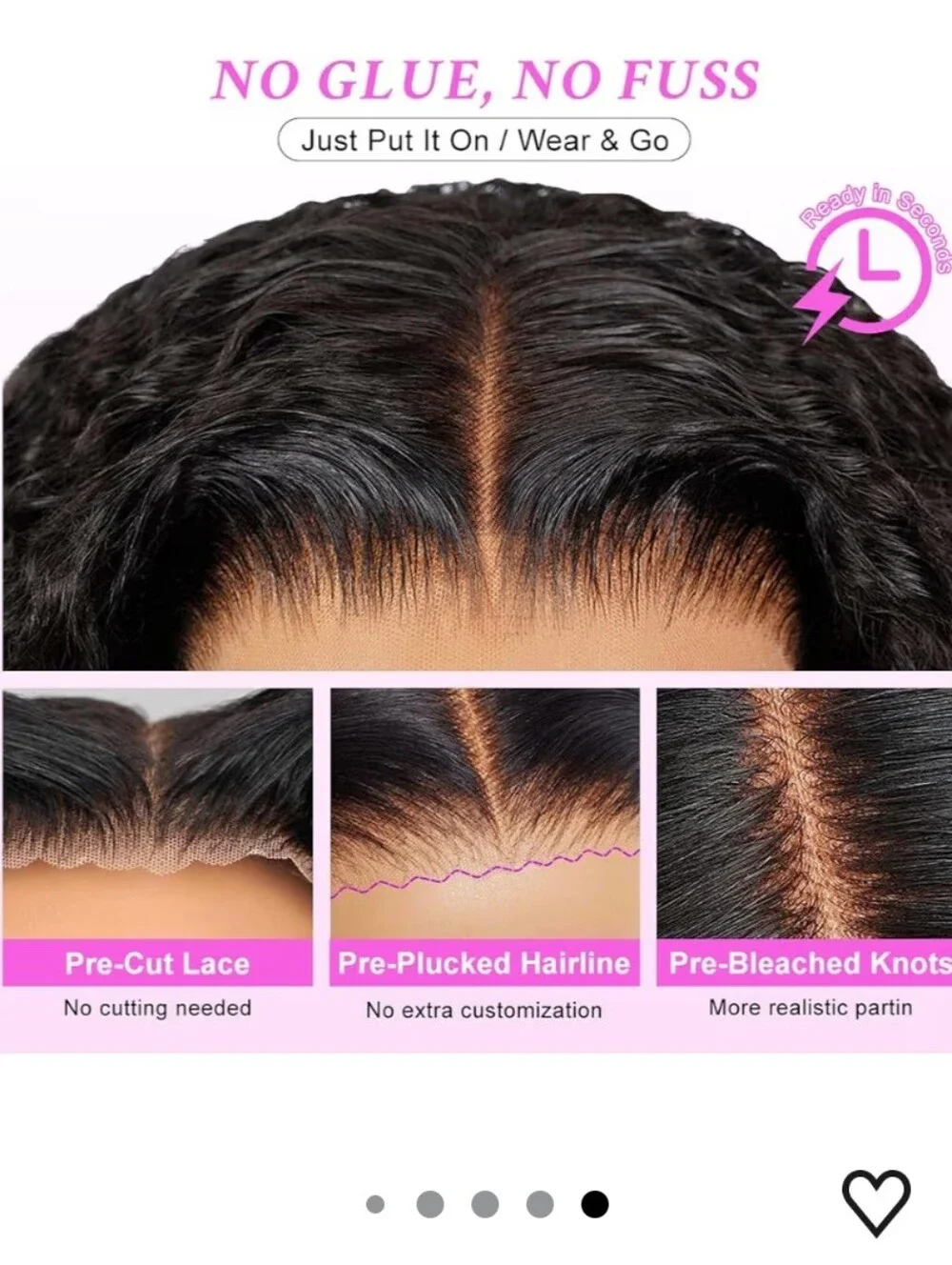 Burmese Curly Wig Human Hair 7x5 Glueless Wigs Pre Plucked 26In
